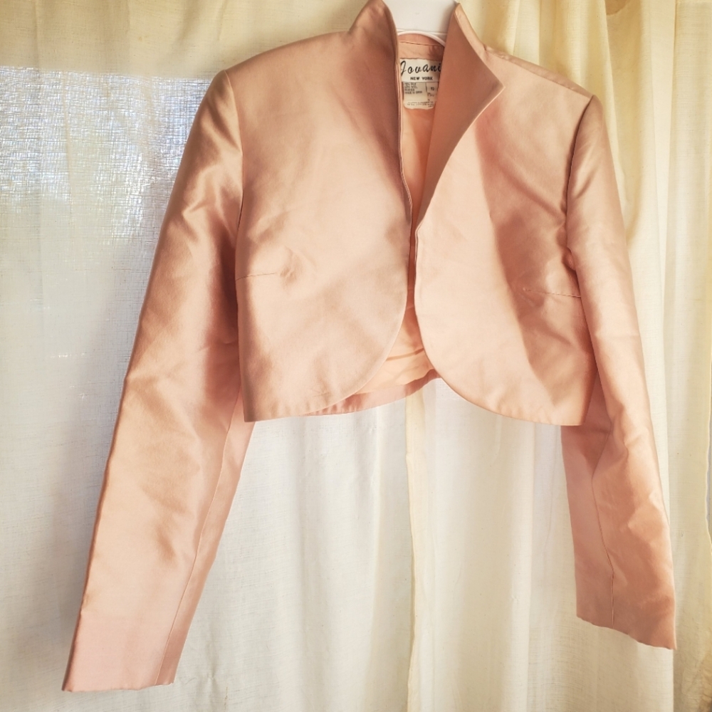 Silk And Wool Half Jacket